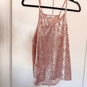 Velvet tank top